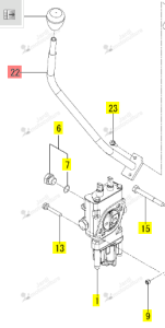 LEVER/JOY ISEKI 1855-512-380-10