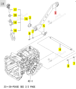 BRAS RELEVAGE ISEKI 1855-514-310-00