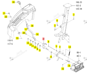 Support Position Iseki 1855-505-210-00