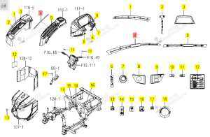 Étiquette Control Iseki 1855-902-013-10