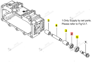 Roulement ISEKI 187N00-13340