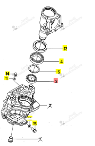 Roulement ISEKI 187N00-13930