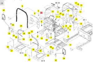 Isolant Droit Iseki 1833-630-066-00