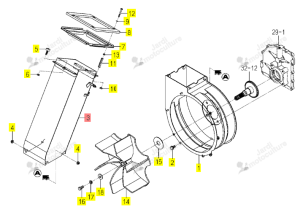 Cheminer Turbine Iseki 1832-801-610-10