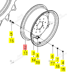 JANTE 28XW1 ISEKI 1833-317-621-00