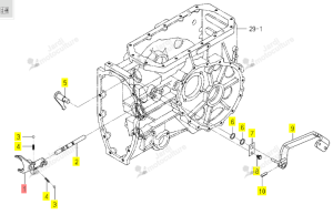 Fourchette Cde Games/H Iseki 1834-256-055-10