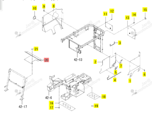 Couvercle Iseki 1832-411-005-00