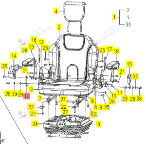 Patte de Fixation Iseki 1832-611-224-00