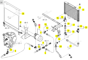 Adaptateur Iseki 1832-510-061-00