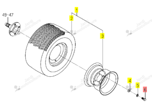 Écrou M14x1.5x30 ISEKI 1832-441-001-00