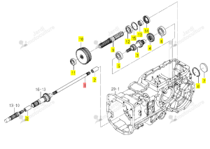 Arbre PTO AR Iseki 1848-219-005-00