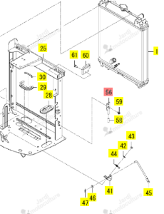 Fixation AV Iseki 1848-102-270-00