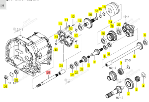 Arbre 4WD Iseki 1848-218-004-00