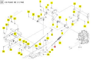 Tringle M08X85 Iseki 1836-272-042-00