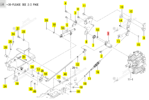 Bras Cde HST Iseki 1836-272-240-00