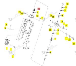 RESSORT HC072 ISEKI 1836-407-041-00