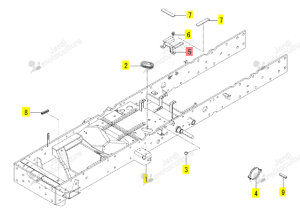 Support Plancher Iseki 1836-410-450-00
