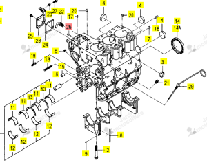 Goupille Iseki 6215-549-001-10