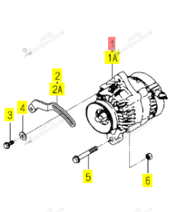 ALTERNATEUR ISEKI 6281-200-016-00