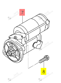 Démarreur ISEKI 6281-100-010-50
