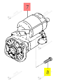 Démarreur ISEKI 6281-100-012-00