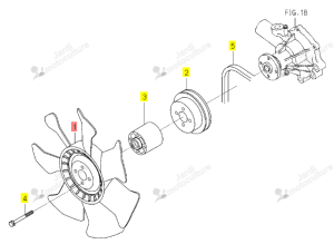 Ventilateur ISEKI 6213-660-006-00