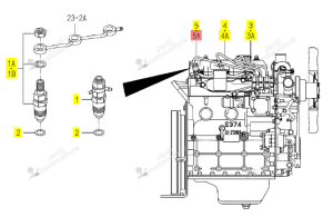 Tuyau ISEKI 6215-411-113-00