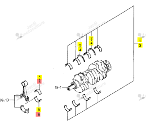Coussinet +0.50 ISEKI 6212-264-009-00