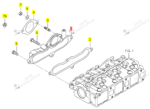 MANIFOLD ISEKI 6214-111-009-10
