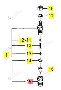 Embout ISEKI 6215-332-006-00