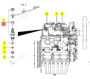 Injecteur Complet Iseki 6215-300-045-10