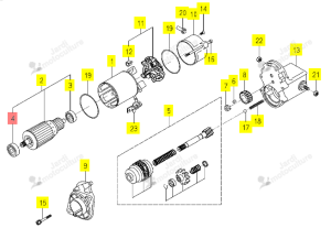 Roulement ISEKI 6281-129-039-00