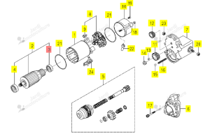 Roulement ISEKI 6281-129-047-00