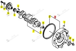 Volant Complet Iseki 6212-330-047-00