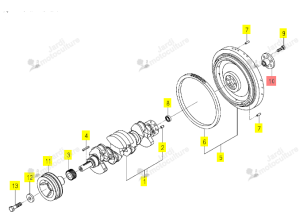 Moyeu Volant Iseki 6212-339-007-00