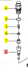 Cartouche ISEKI 6215-631-012-00