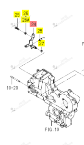 Levier Control ISEKI 6215-541-012-20