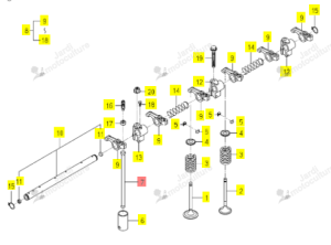 TIGE CULBUTEUR ISEKI 6212-575-005-30