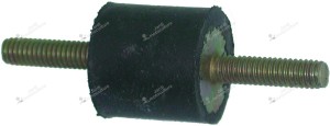 Silent bloc universel mâle-mâle - Ø: 15mm - Longueur: 15mm, Filet: M4 - Longueur filet: 10mm