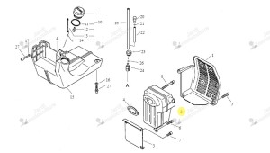 Pot échappement Echo P021008640