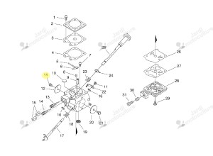 Volet starter ECHO P003002250
