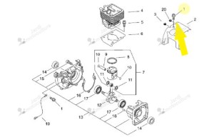 Boulon 5X8 Echo 90010605008