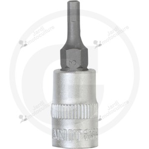 Douille six pans creux 1/4" 3 mm