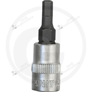 Douille à embout six pans creux 1/4", 4 mm