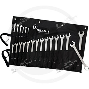 GRANIT BLACK EDITION Jeu de clés mixtes coudées, 6-32 mm