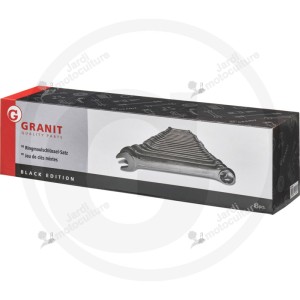 GRANIT BLACK EDITION Jeu de clés mixtes coudées, 6-32 mm