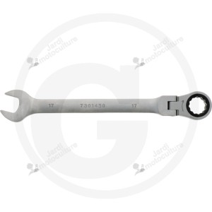 GRANIT BLACK EDITION Clé à cliquet articulée 17 mm