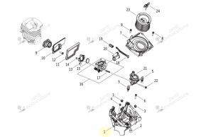 BOITIER ECHO - SHINDAIWA  A220000090