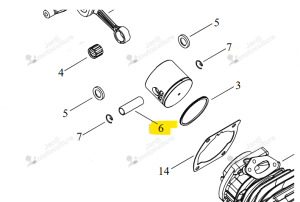 Axe ECHO V606000020 – Pièce d’origine