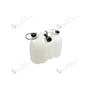 Bidon double transparent 6/3L
